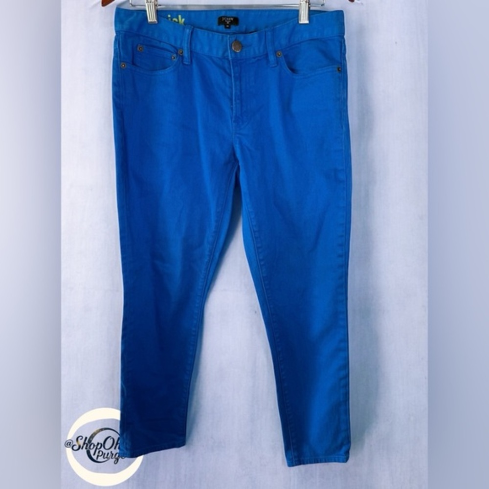 J. Crew Womens Jeans Blue pants Size 30 Bright Blue J. Crew